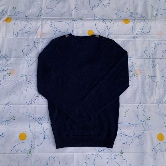 Fred Perry classic 100% merino wool argyle sweater - Picture 4 of 8